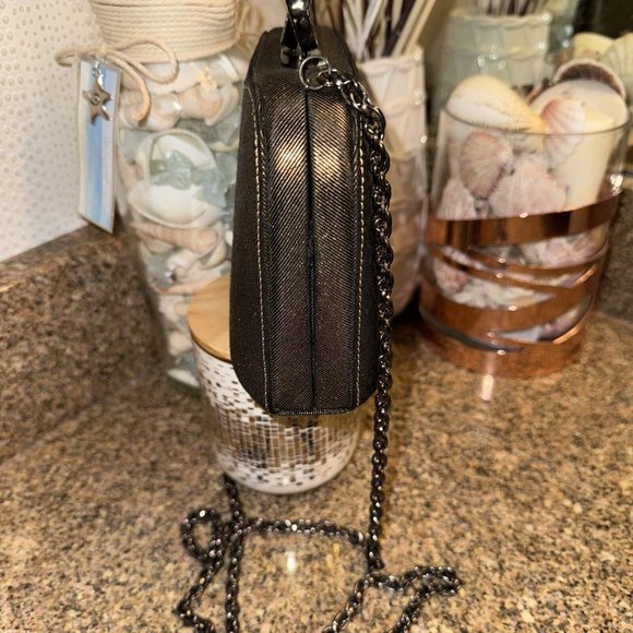 Vintage RODO ITALY Metallic Bronze Rhinestone Clasp Evening Clutch Bag‎ - Picture 5 of 8